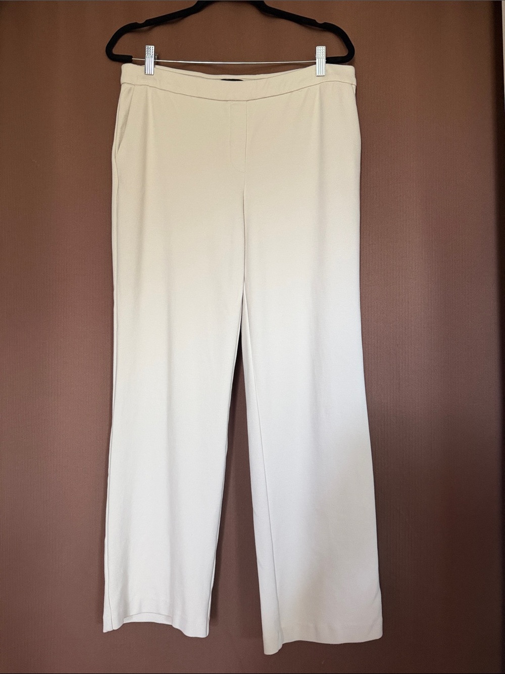 Rachel Zoe Ivory Straight-Leg Trousers